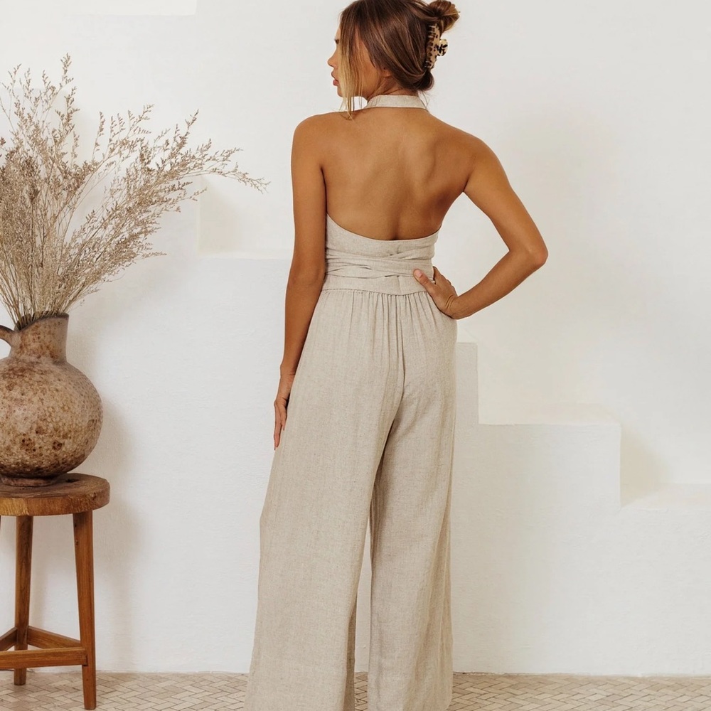 Free the Label Monaco Linen Pants - Picture 4 of 7